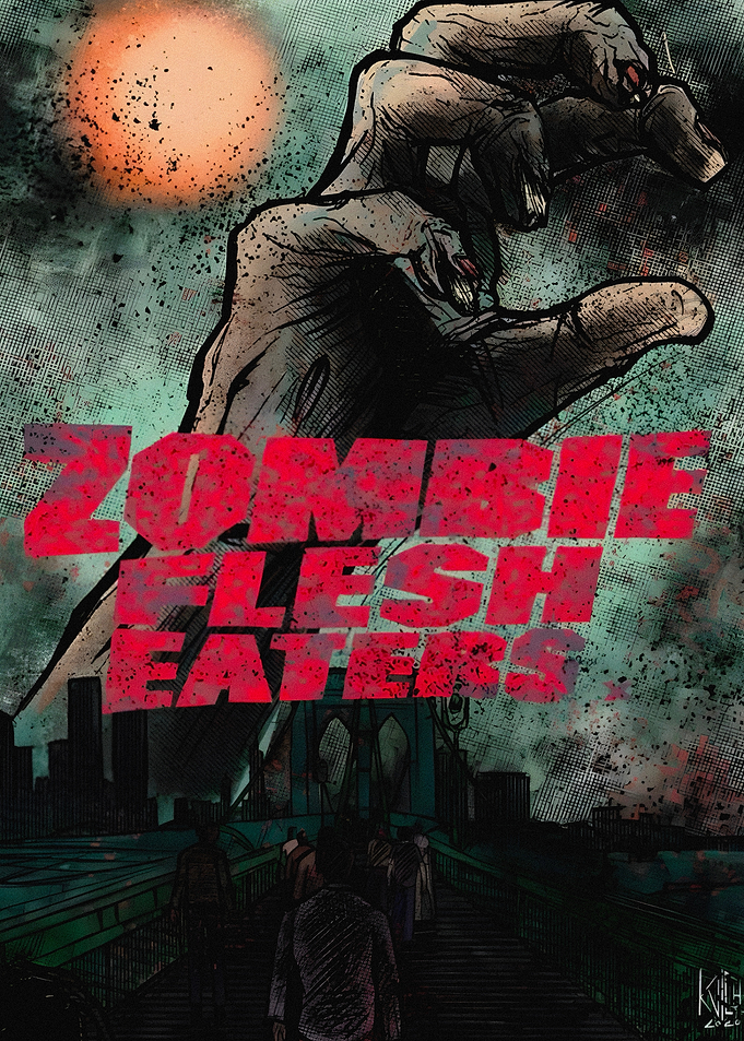 Zombie Flesh Eaters Comic Book Cover