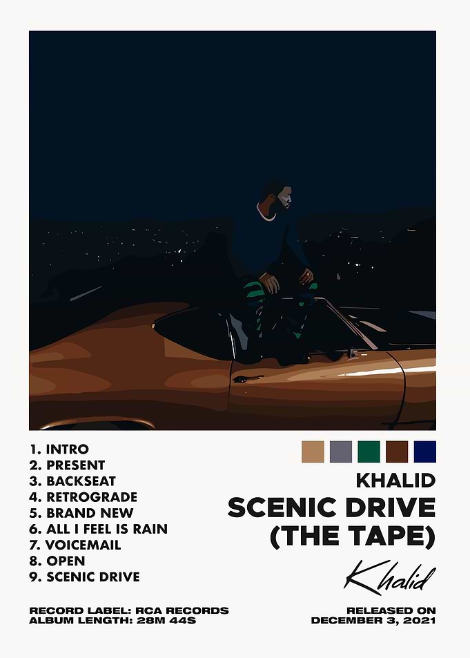 Khalid - Scenic Drive Album Cover