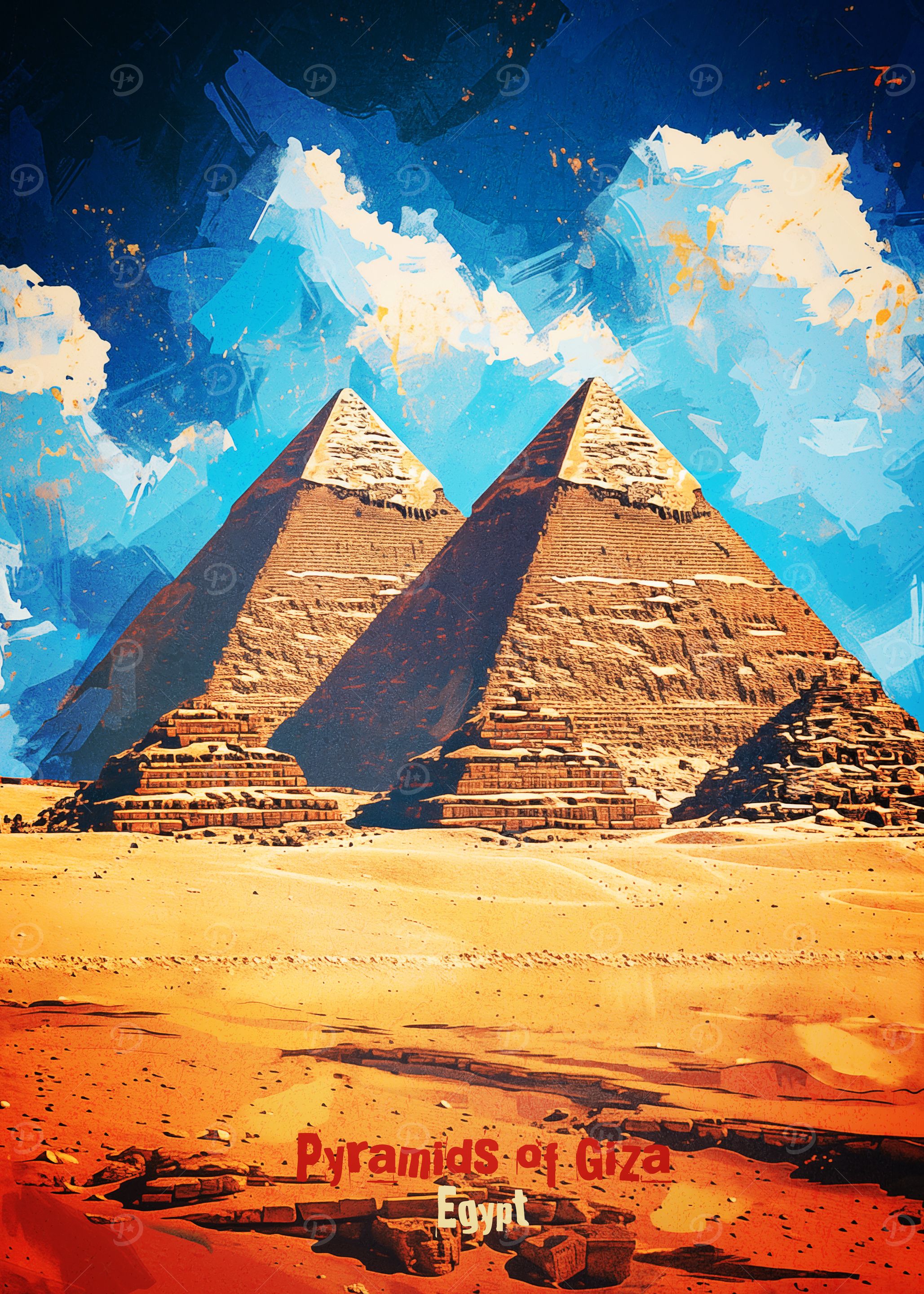 Pyramids of Giza, Egypt