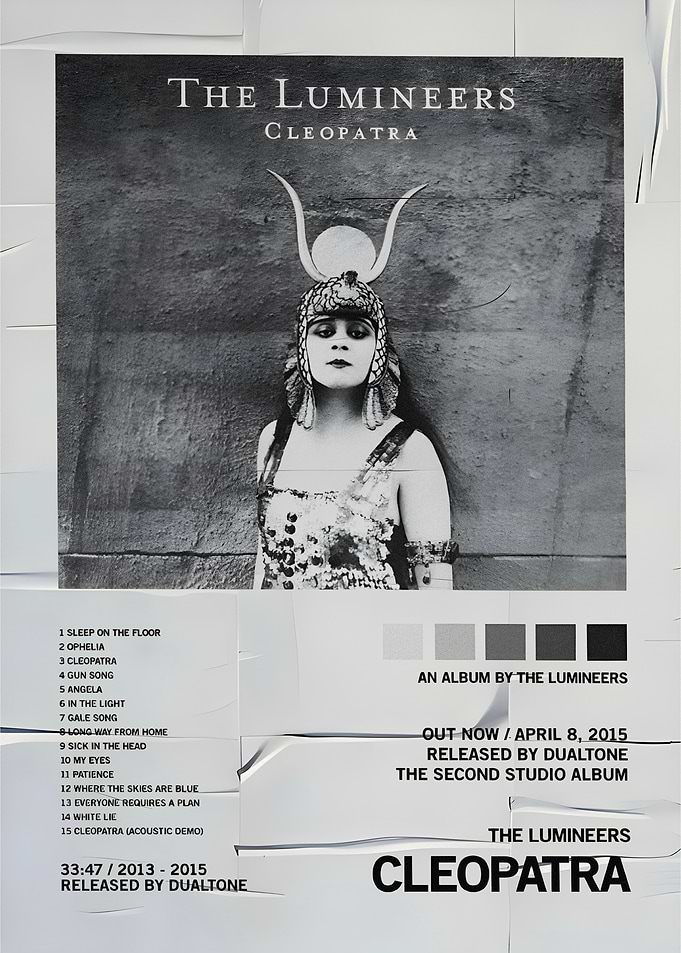 The Lumineers Cleopatra Album Cover Poster