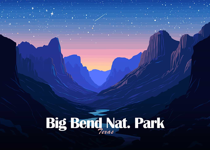 Big Bend National Park at Night