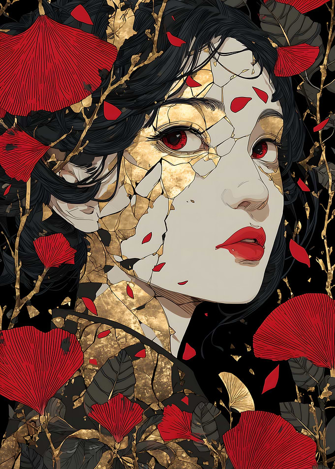 Kintsugi Japanese Woman