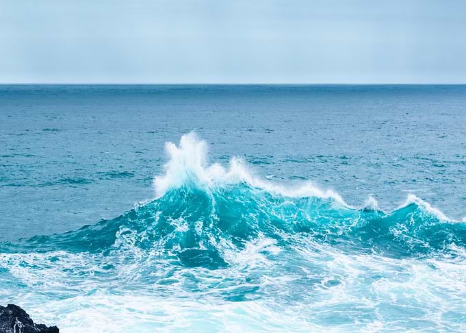Ocean Wave Crashing