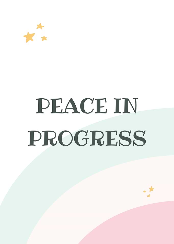 Peace in Progress Pastel Art