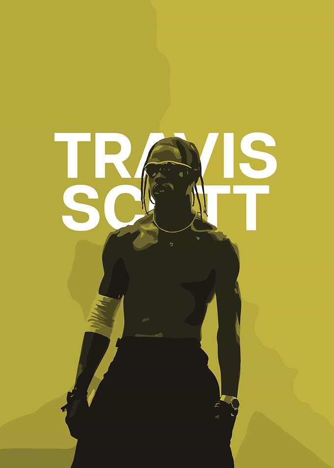 Travis Scott Illustration