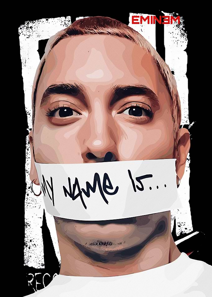 Eminem Face art