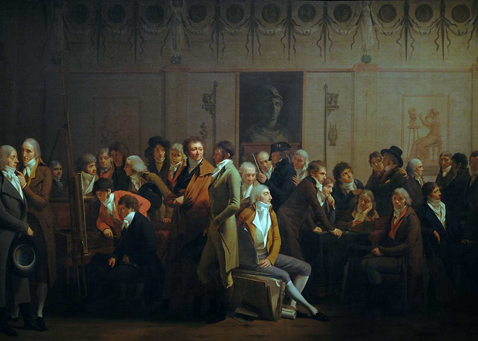 Art Class Painting by Louis David