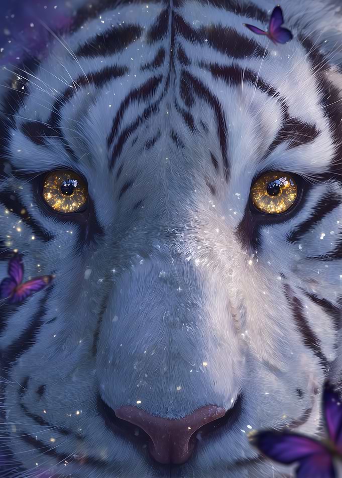 White Tiger Butterflies