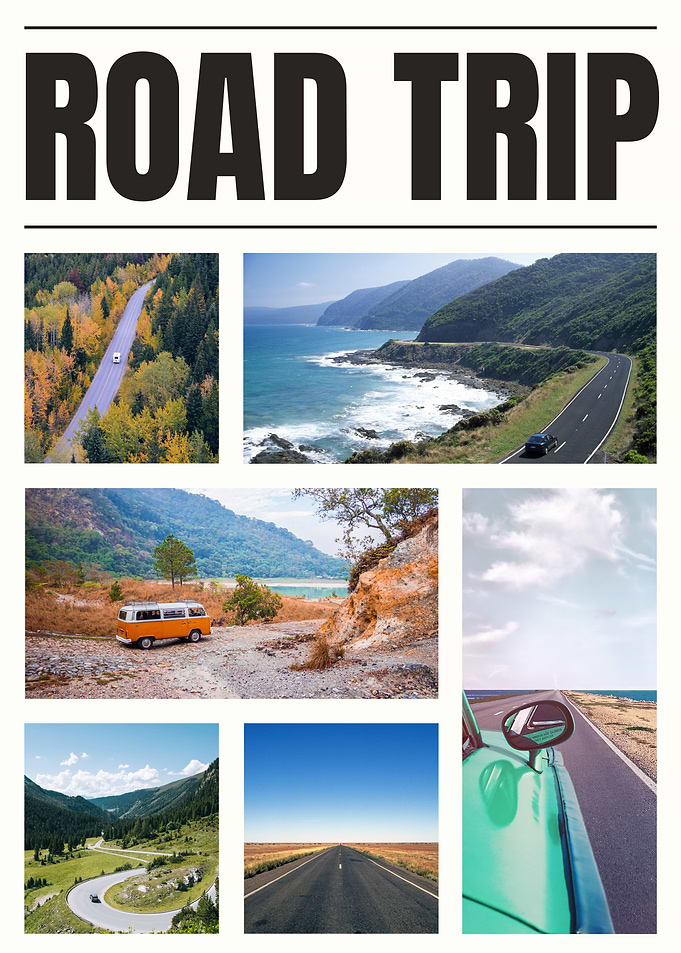 Road Trip Collage