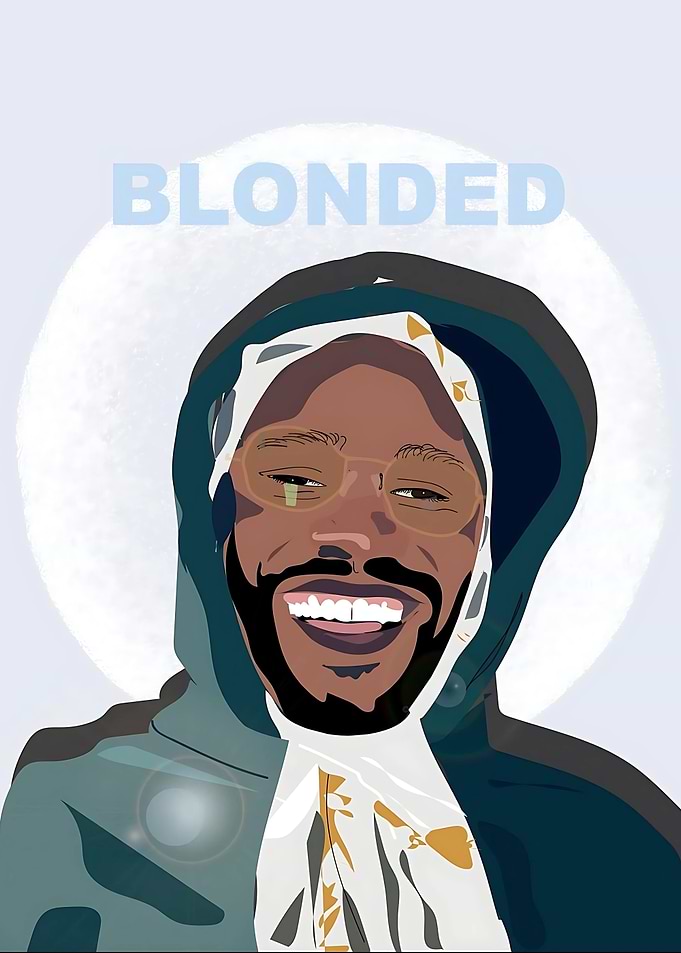 Frank Ocean Blonded Portrait