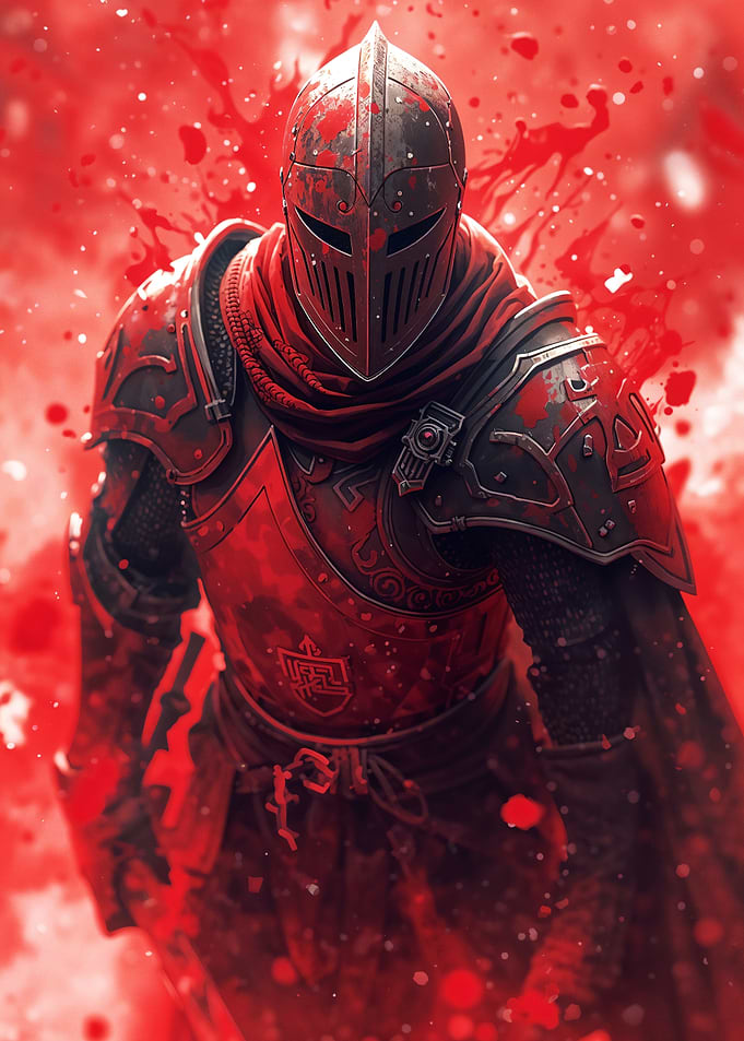 Red Knight in Armor