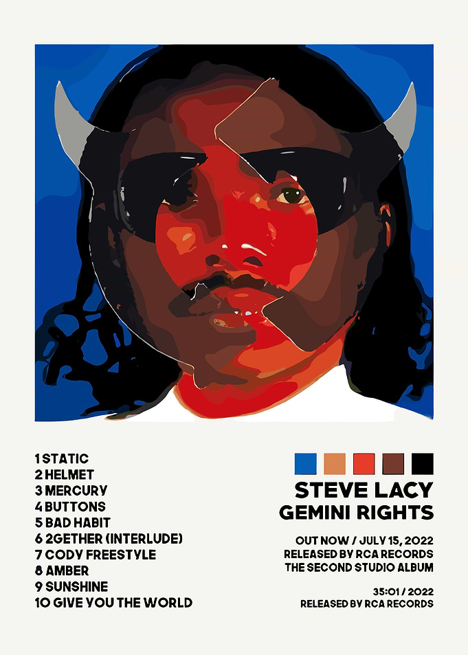 Steve Lacy Gemini Rights Album Cover