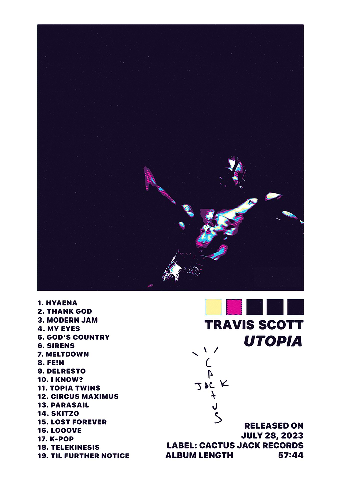 Travis Scott Utopia Album Cover