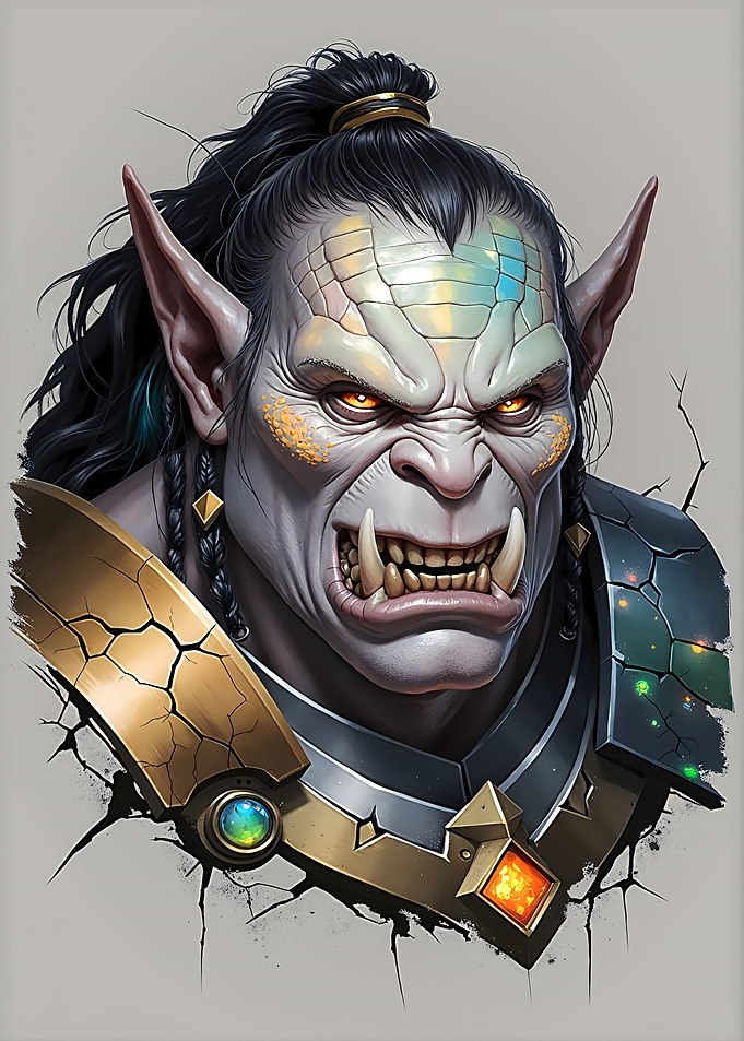 Orc Warrior Portrait