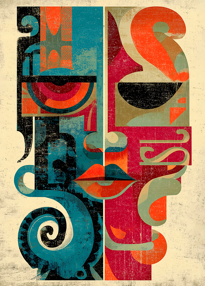 Abstract Face Art