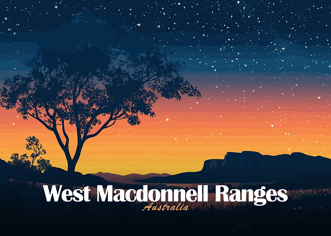 West MacDonnell Ranges Australia Landscape