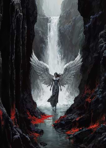 Temperance Tarot Card - Darkness Tarot Series