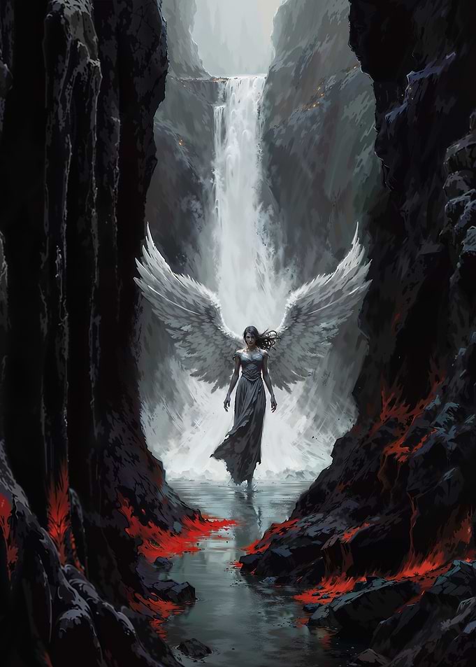 Temperance Tarot Card - Darkness Tarot Series