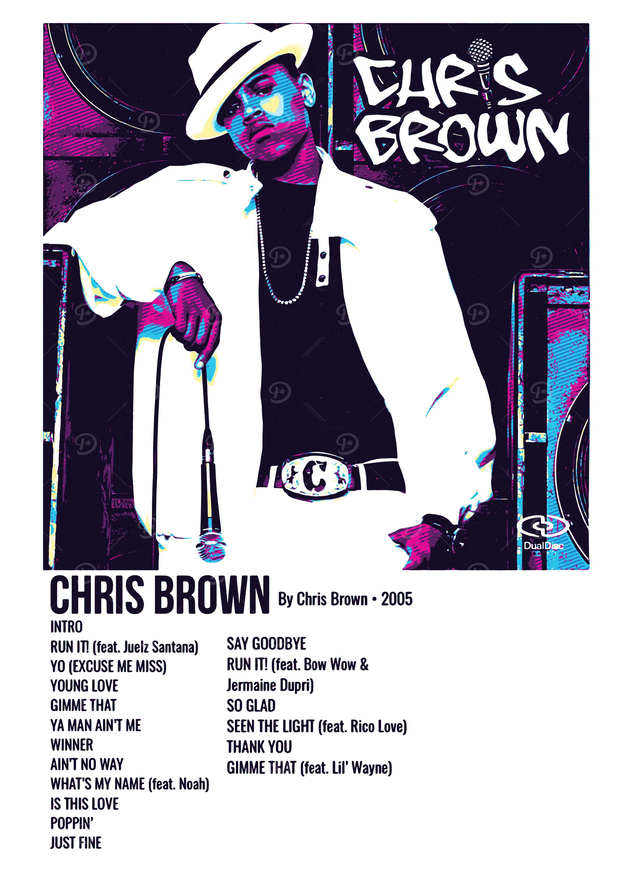 Chris Brown Album Cover Art