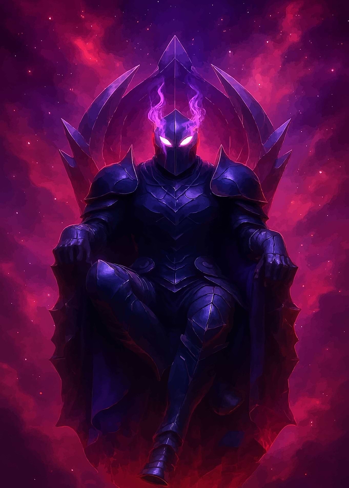 Dark Knight on Throne