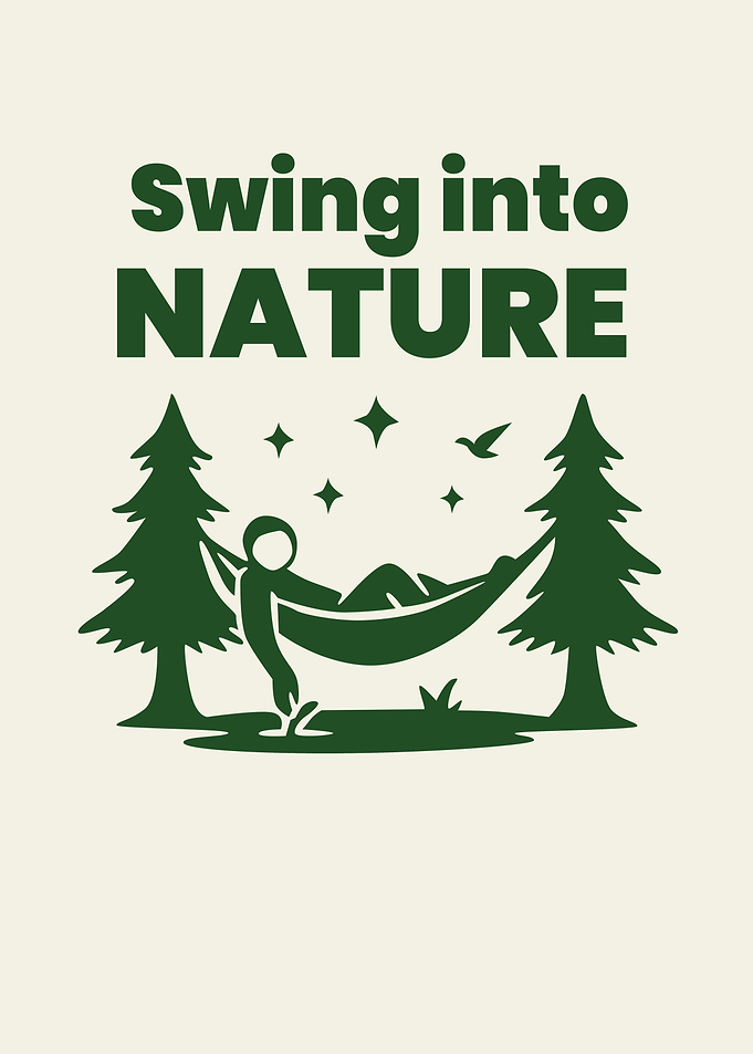 Swing into Nature Hammock Illustration