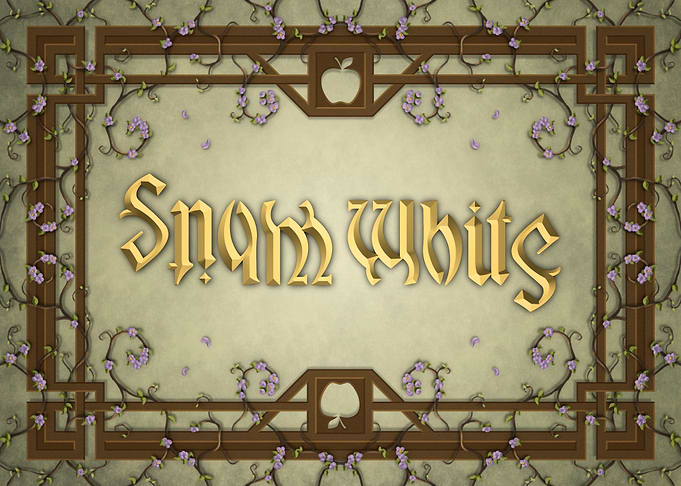 'Snow White' Ambigram