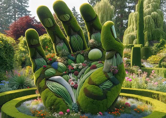 Hand Topiary 3