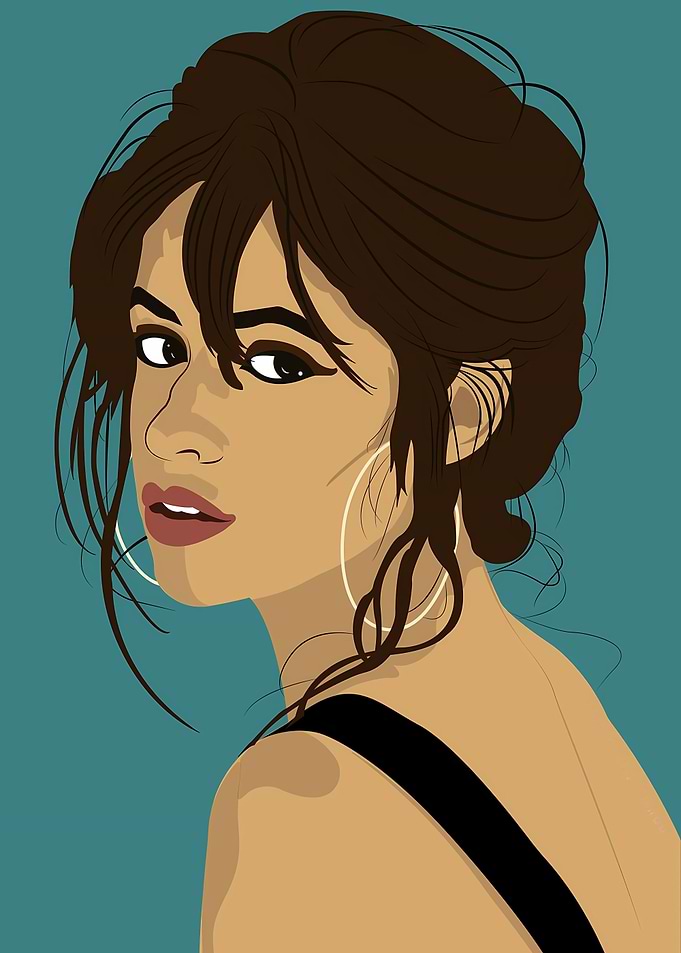 Camila Cabello Portrait Illustration