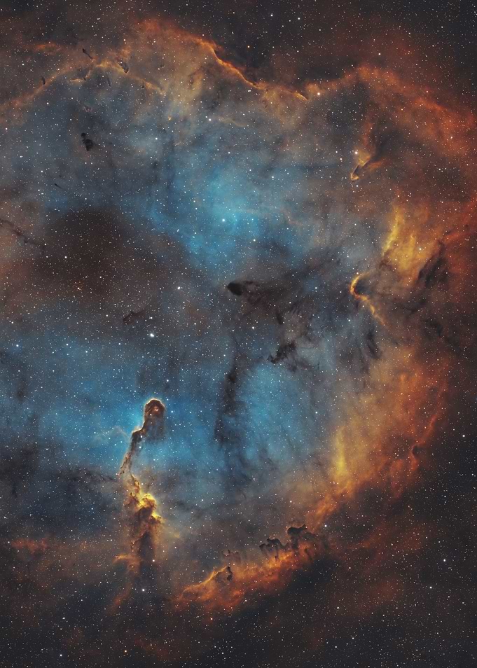 Elephant's Trunk Nebula in Space