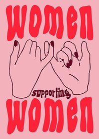 Women Supporting Women Pinky Promise Art