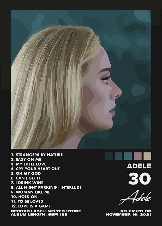 Adele 30 Album Cover Art