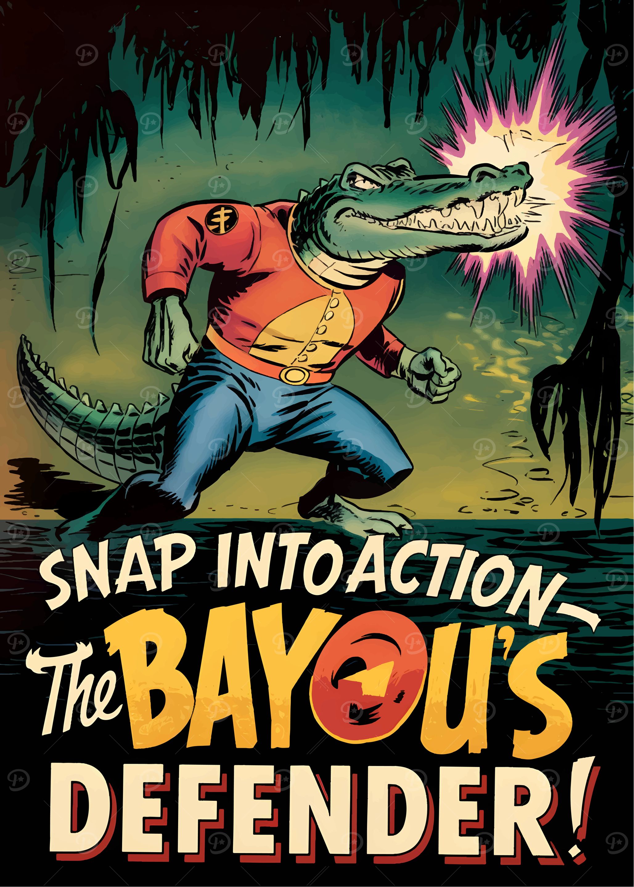 Bayou's Defender Comic