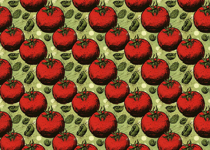 Tomato and Basil Pattern