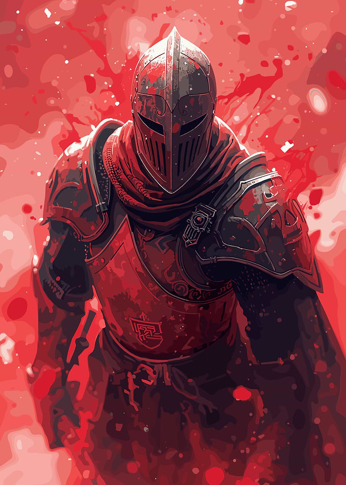 Red Knight in Armor