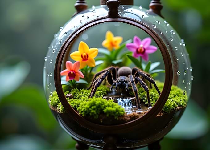 Spiderarium: A spiders retreat