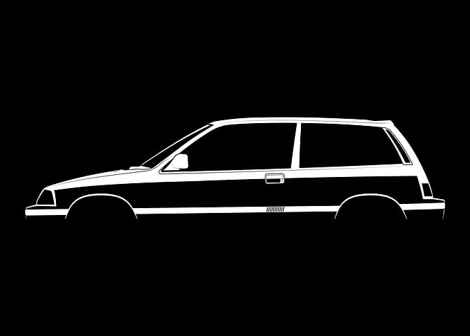 Civic 3-Door (AG) Silhouette