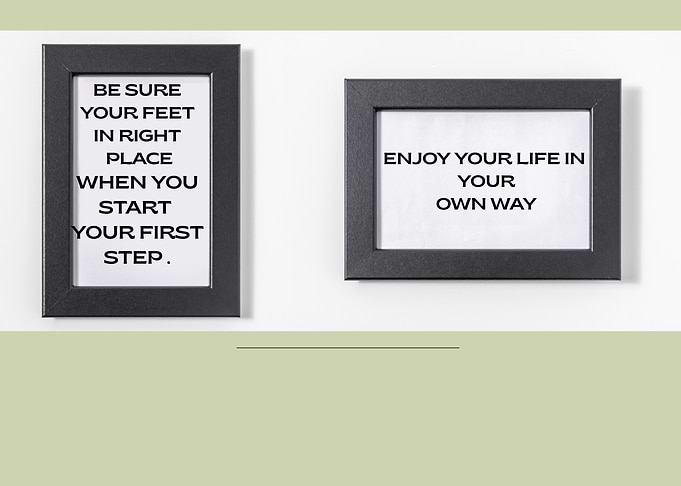 Inspirational Framed Wall Art