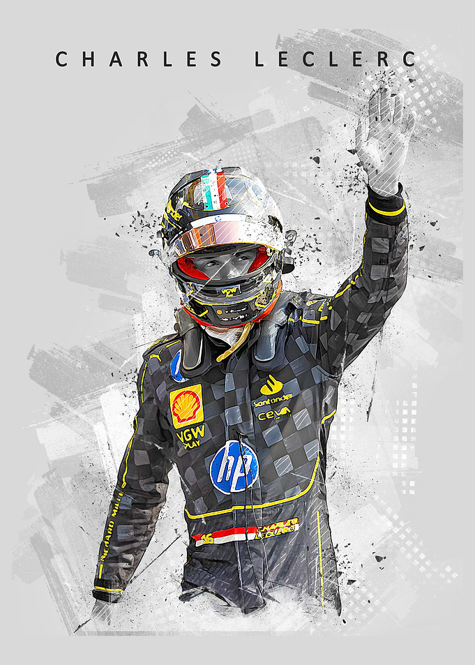 Charles Leclerc Portrait