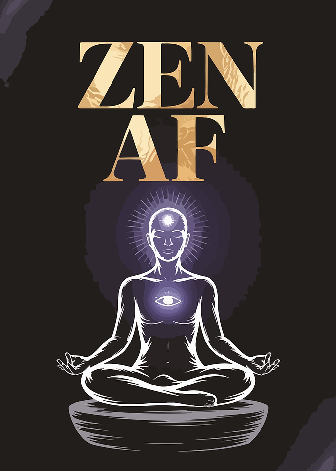 Zen AF Meditation Illustration