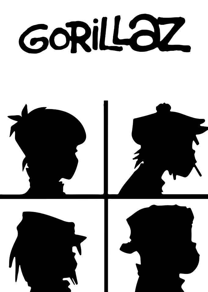 Gorillaz Band Portrait