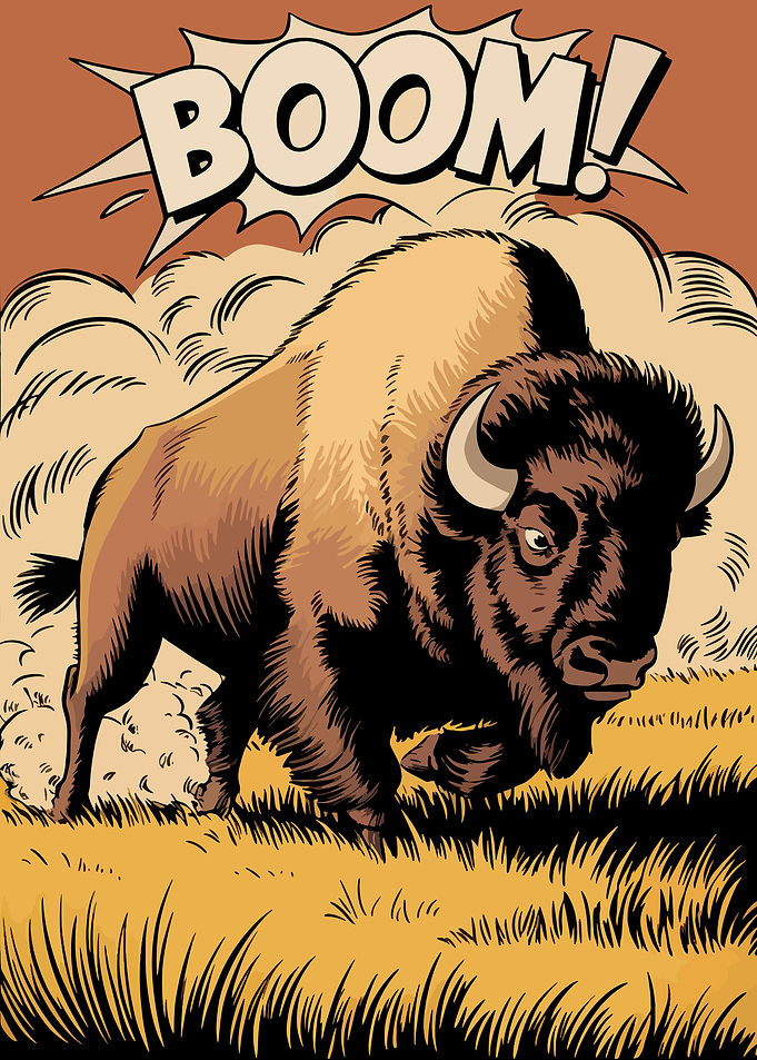 Charging Bison Fury