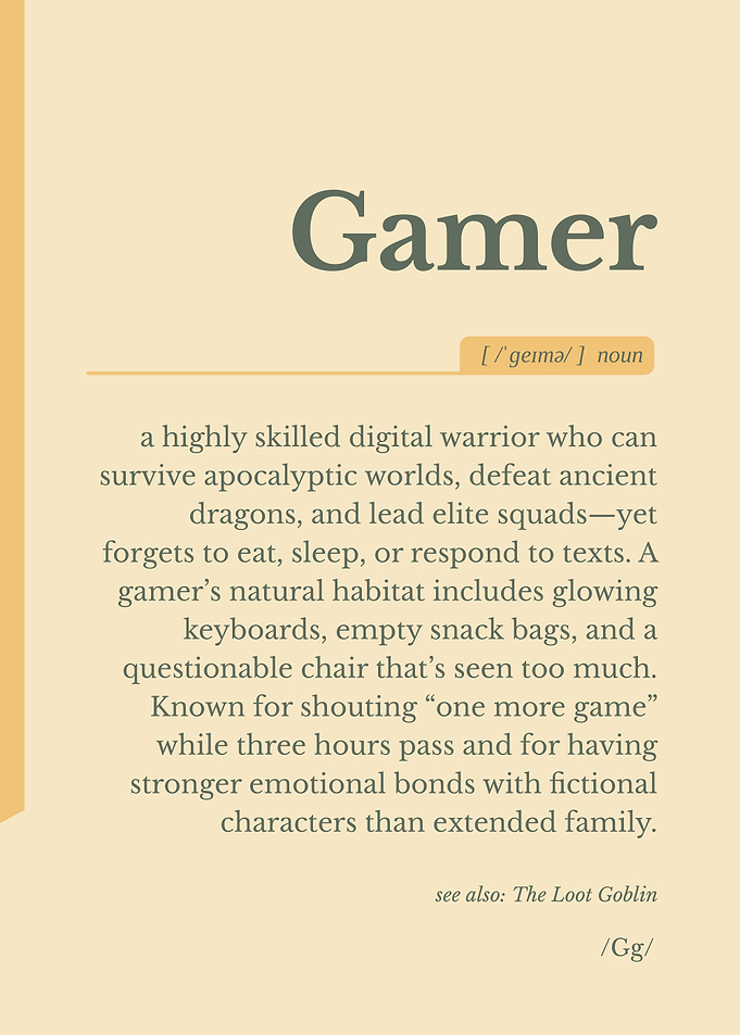 Gamer Definition