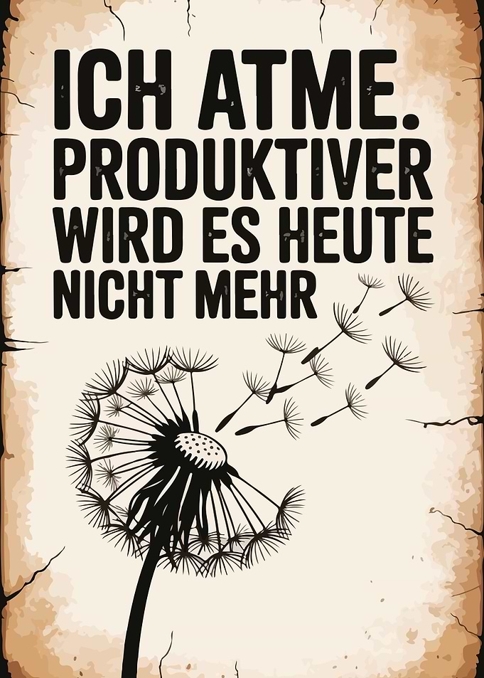 Ich Atme - Funny German Quote