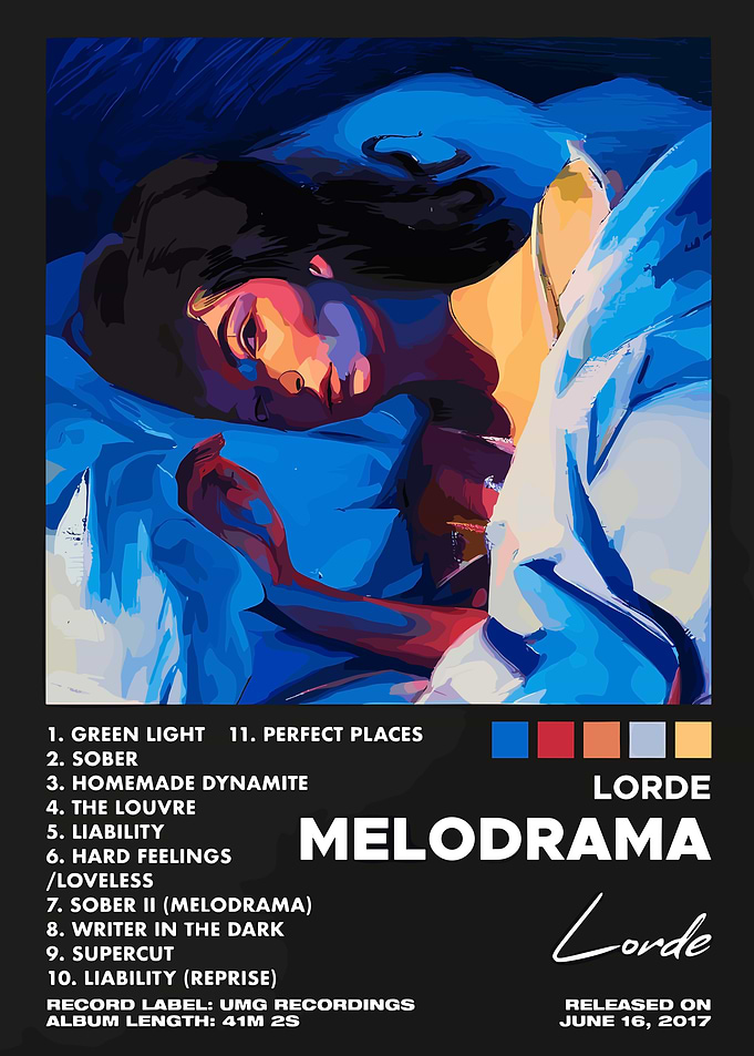 Lorde Melodrama Album Cover Art
