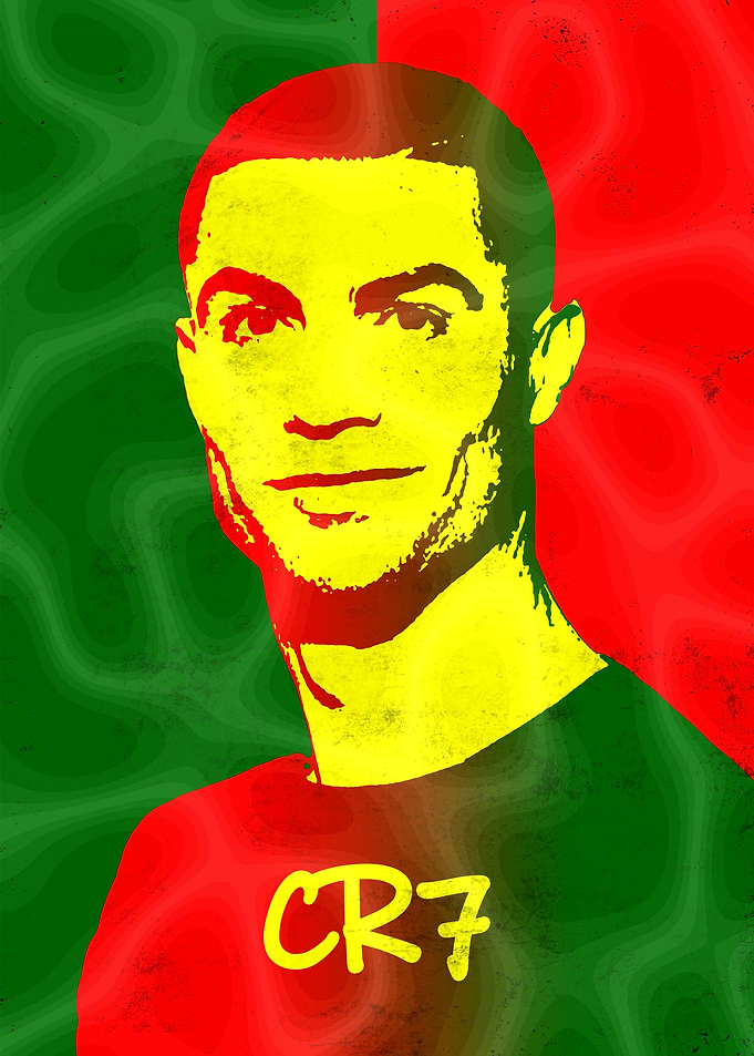 Cristiano Ronaldo Portrait Art