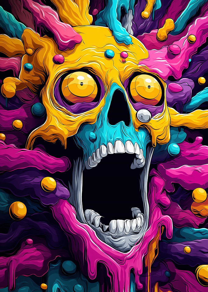 Dripping Skull