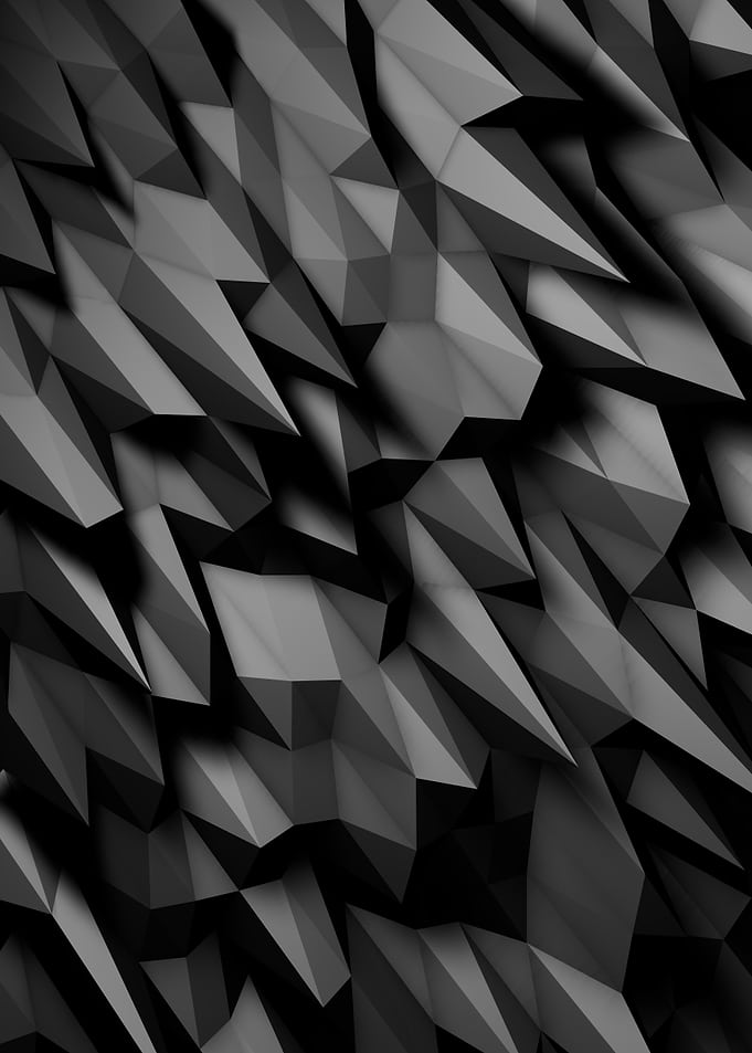 Dark Geometric Polygon Background