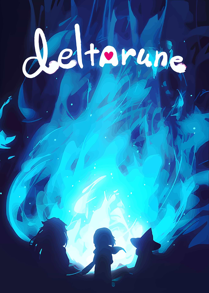 Deltarune Blue Fire