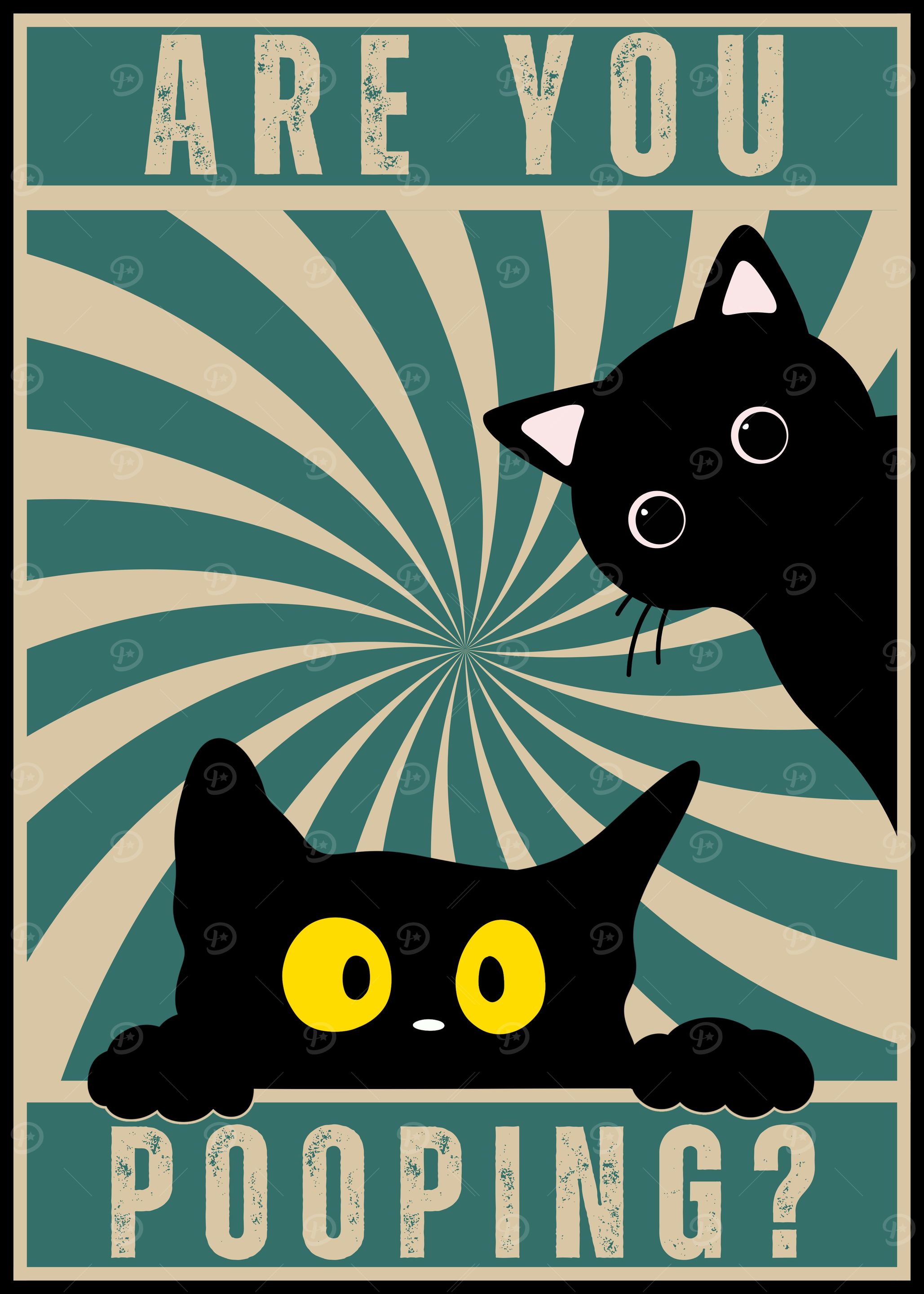 Funny Cat Poster