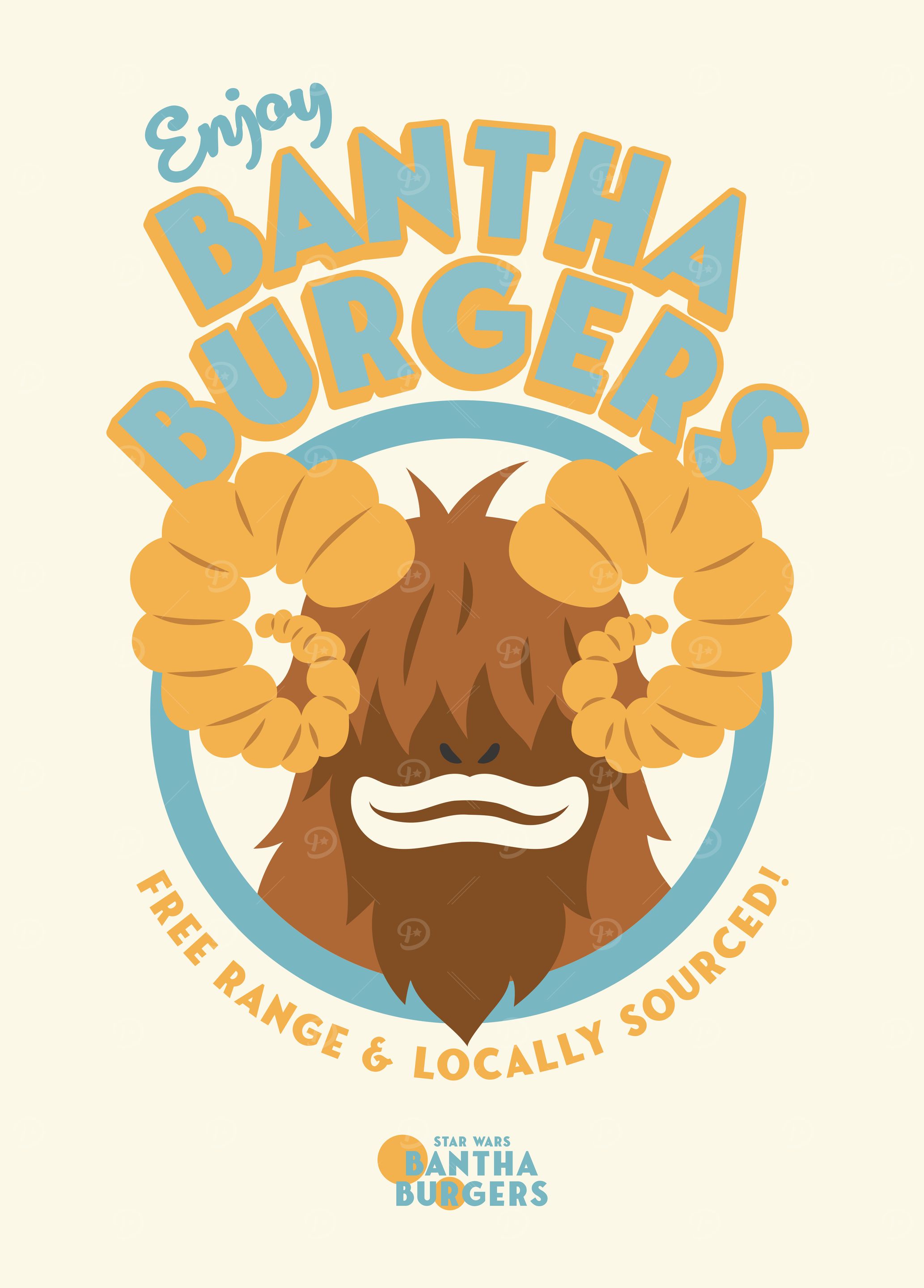 Enjoy locally sourced Bantha Burgers